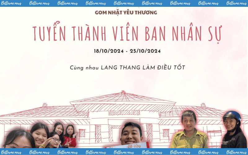 img of Tổ Chức Gom Nhặt Yêu Thương Mở Đơn Tuyển Thành Viên