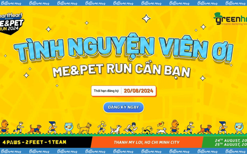 img of Giải Chạy Me&Pet Run 2024 Tìm Kiếm Tình Nguyện Viên