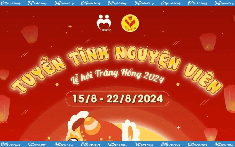 img of Lễ Hội Trăng Hồng 2024 Mở Đơn Tuyển Tình Nguyện Viên Đồng Hành