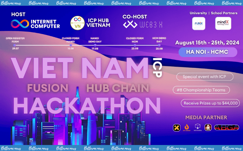 img of Cuộc Thi Vietnam ICP HUB Chain Fusion Hackathon Chính Thức Mở Đơn Đăng Ký