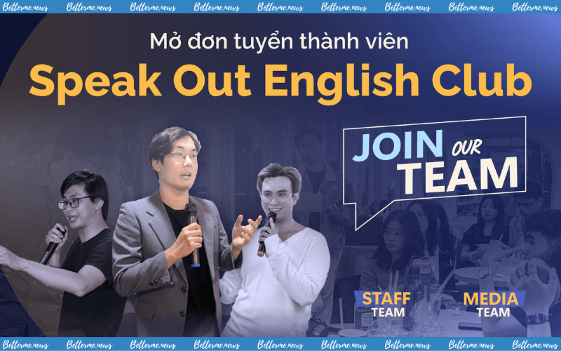 img of Speak Out English Club Tuyển Dụng Thành Viên Team Staff & Team Media