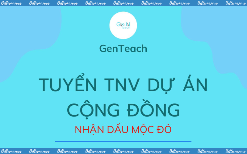 img of Tuyển Tình Nguyện Viên Dự Án Cộng Đồng GenTeach