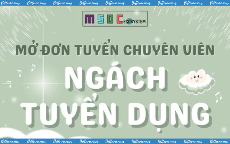 img of MSOCE Tuyển Chuyên Viên Ngách Tuyển Dụng