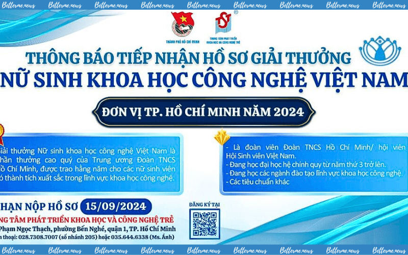 img of Giải Thưởng Nữ Sinh Khoa Học Công Nghệ Việt Nam Mở Đơn Đăng Ký