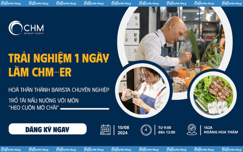 img of Trải Nghiệm Quản Trị Khách Sạn & Nghệ Thuật Ẩm Thực Tại Học Viện Quốc Tế CHM