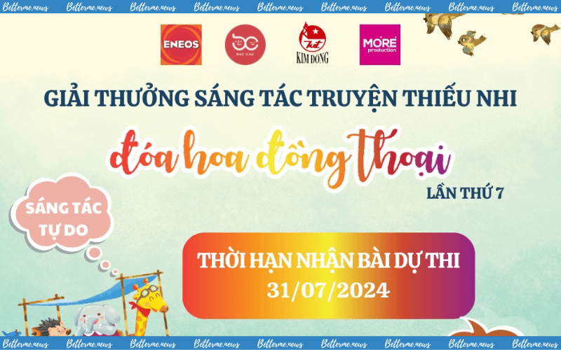 img of Cuộc Thi Sáng Tác Truyện Thiếu Nhi “Đóa Hoa Hồng Thoại” 2024 Chính Thức Mở Đơn