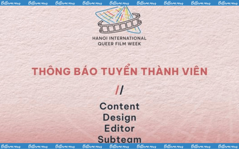 img of Hanoi International Queer Film Week 2024 Mở Đơn Tuyển Thành Viên