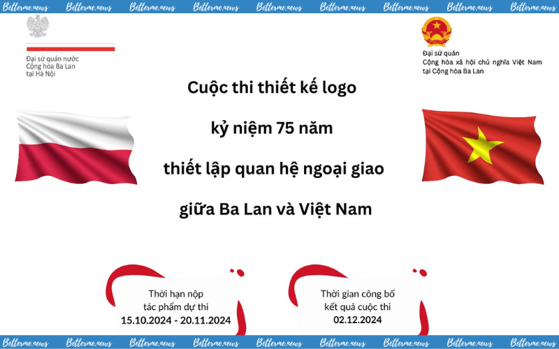 img of Thiết Kế Logo 75 Năm Ngoại Giao Ba Lan - Việt Nam 2024