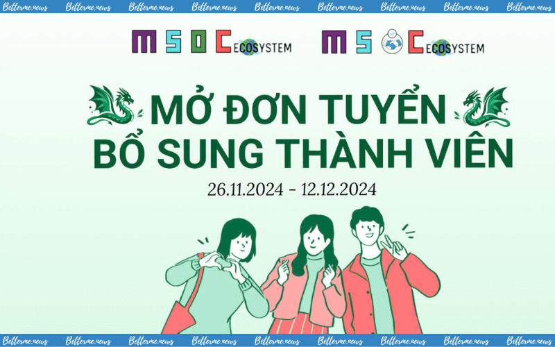 img of Dự Án MSOCE Chính Thức Mở Đơn Tuyển Thành Viên