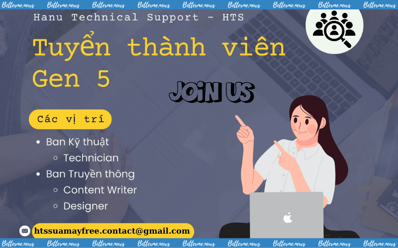 img of Hanu Technical Support Chính Thức Mở Đơn Tuyển Thành Viên Thế Hệ Thứ 5